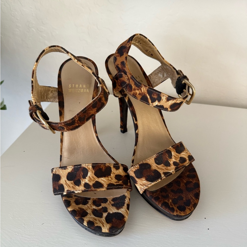 Stuart Weitzman Animal Print Heels